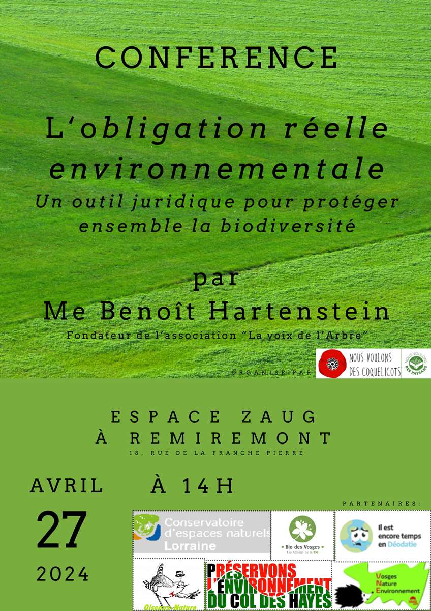 ORE : Obligation Réelle Environnementale