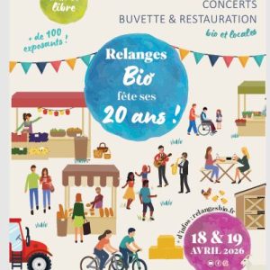 Comme tous les ans, VNE sera présent à Relanges Bio tout ce week-end !